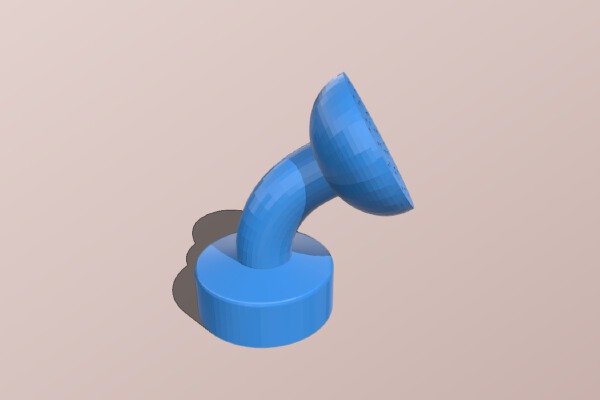 Small ergonomic watering can nozzle for bottle (Remix) | 3d print model