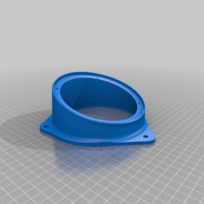 opel _ vauxhall corsa d front and rear speaker adapter | 3d print model