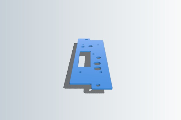 IF-C01COMG Clone SCART board bracket | 3d print model