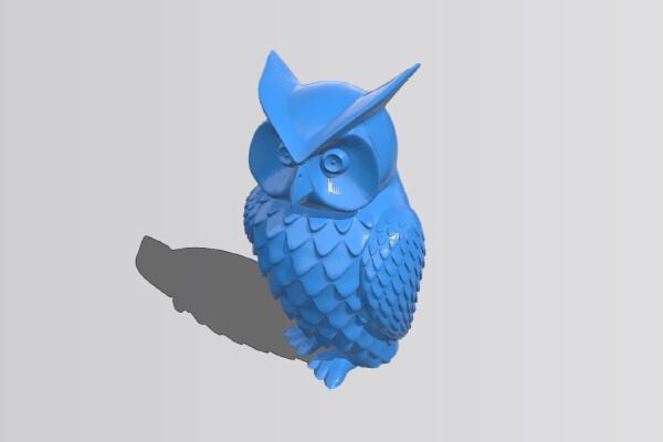 Owl cut off wood | 3d print model