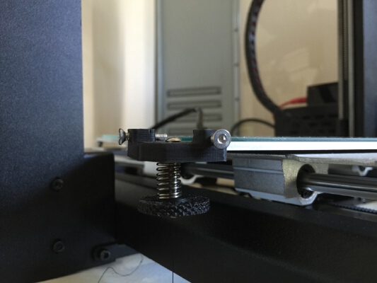 Wanhao duplicator i3 <=V1 - Glass bed XY corner clamp | 3d print model