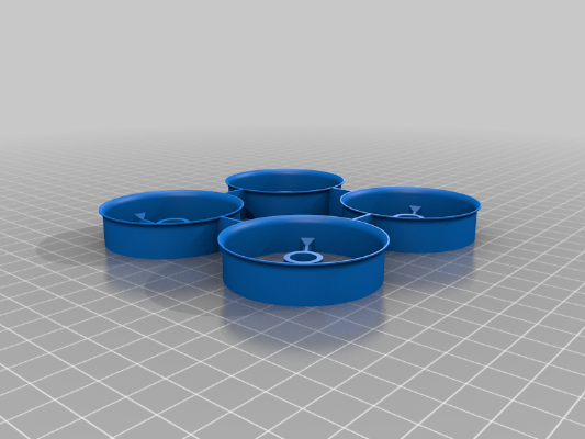 QX90 Ducted Frame And Battery Clip | 3d print model