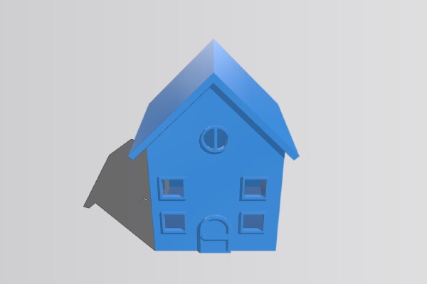 Simple house | 3d print model