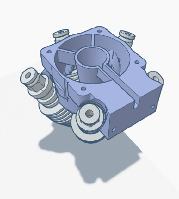 Diamond Hotend Full Color 5 Filament Mount Bracket | 3d print model