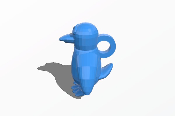 DailyEarring#76: (Hubert the ugly) Penguin | 3d print model