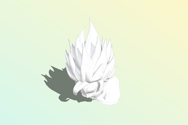 Super Saiyan Goku Bust | 3d print model