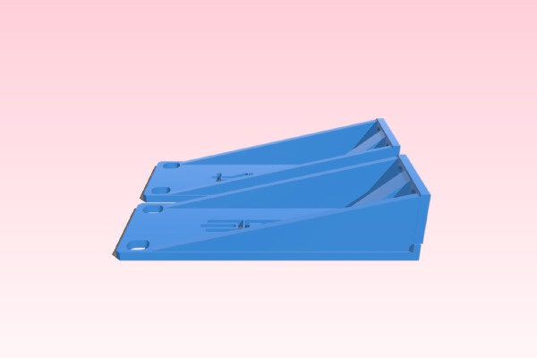 Rack Ears for RME Fireface UC_UCX | 3d print model