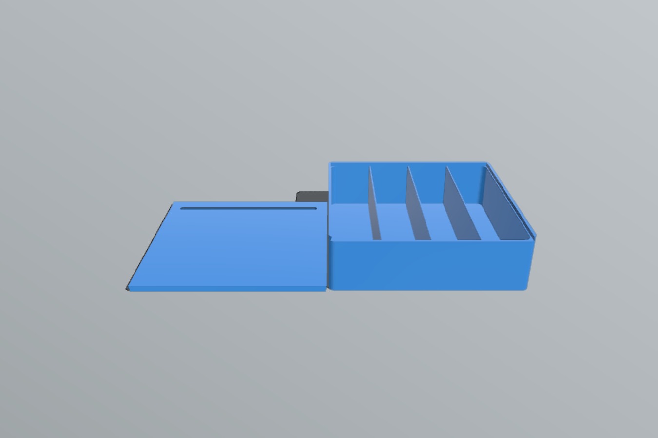 box with lid 100x100x30mm
