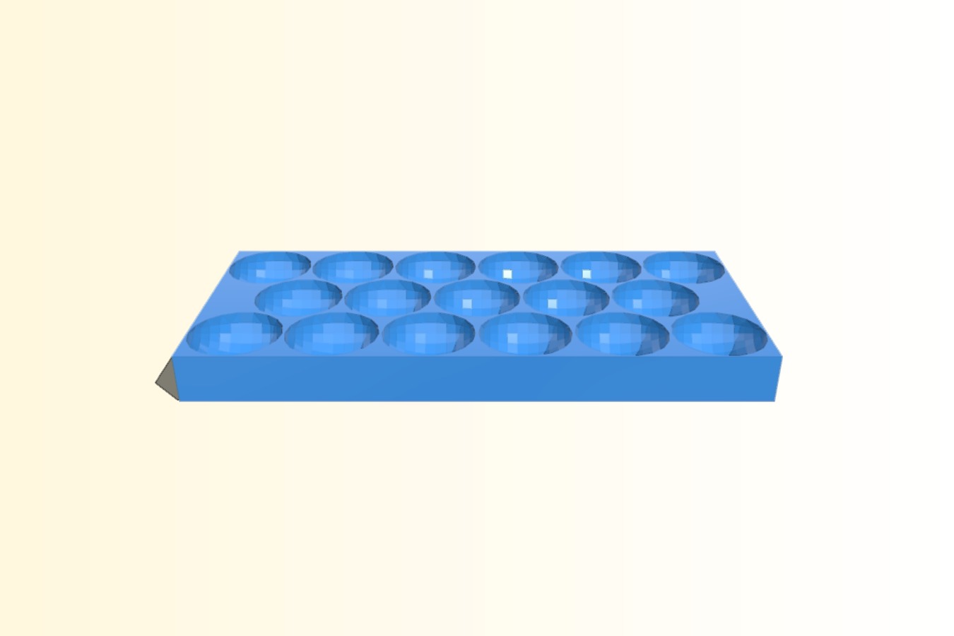 17 count single layer egg container
