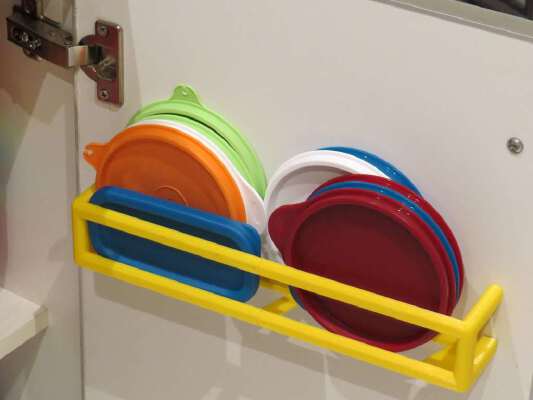 Suporte para tampas Tupperware - Série - Casa - S01E08 | 3d print model