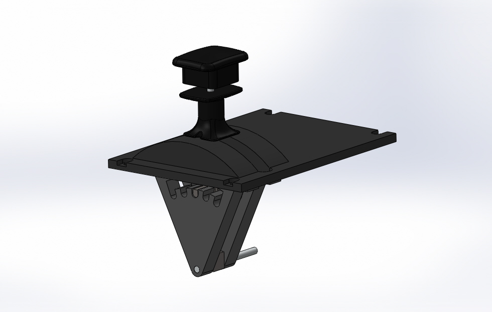 Airbus Flap Panel and Handle with step functionality