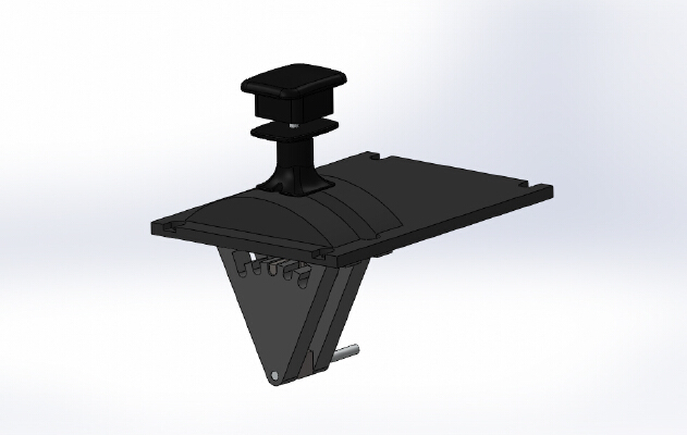 Airbus Flap Panel and Handle with step functionality | 3d print model
