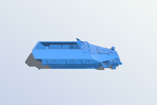 Easy Print SDKFz 251 | 3d print model