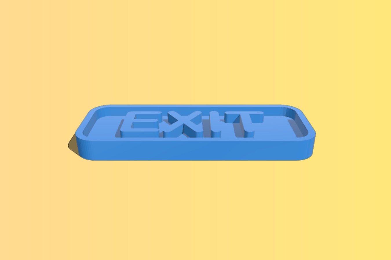 Customizable Simple Text Sign