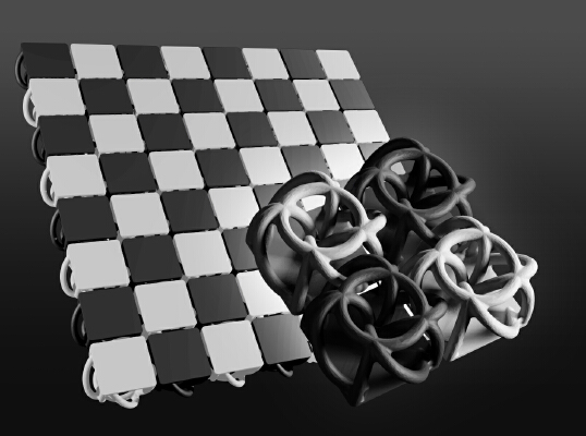 Checkered Chainmail | 3d print model