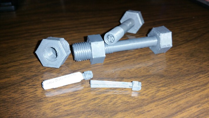 Fake bolt letterbox geocache | 3d print model