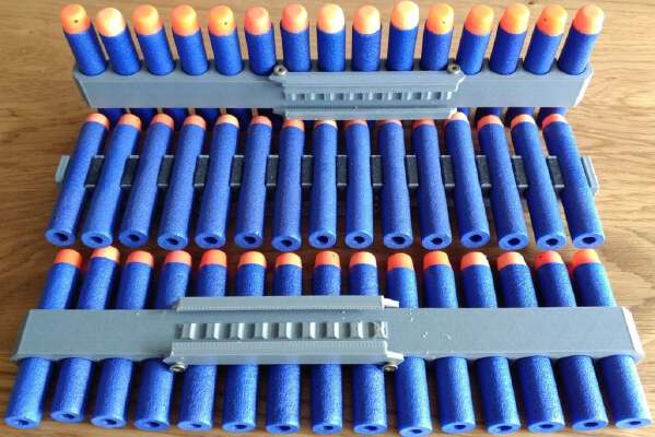 15 dart holder for nerf guns | 3d print model