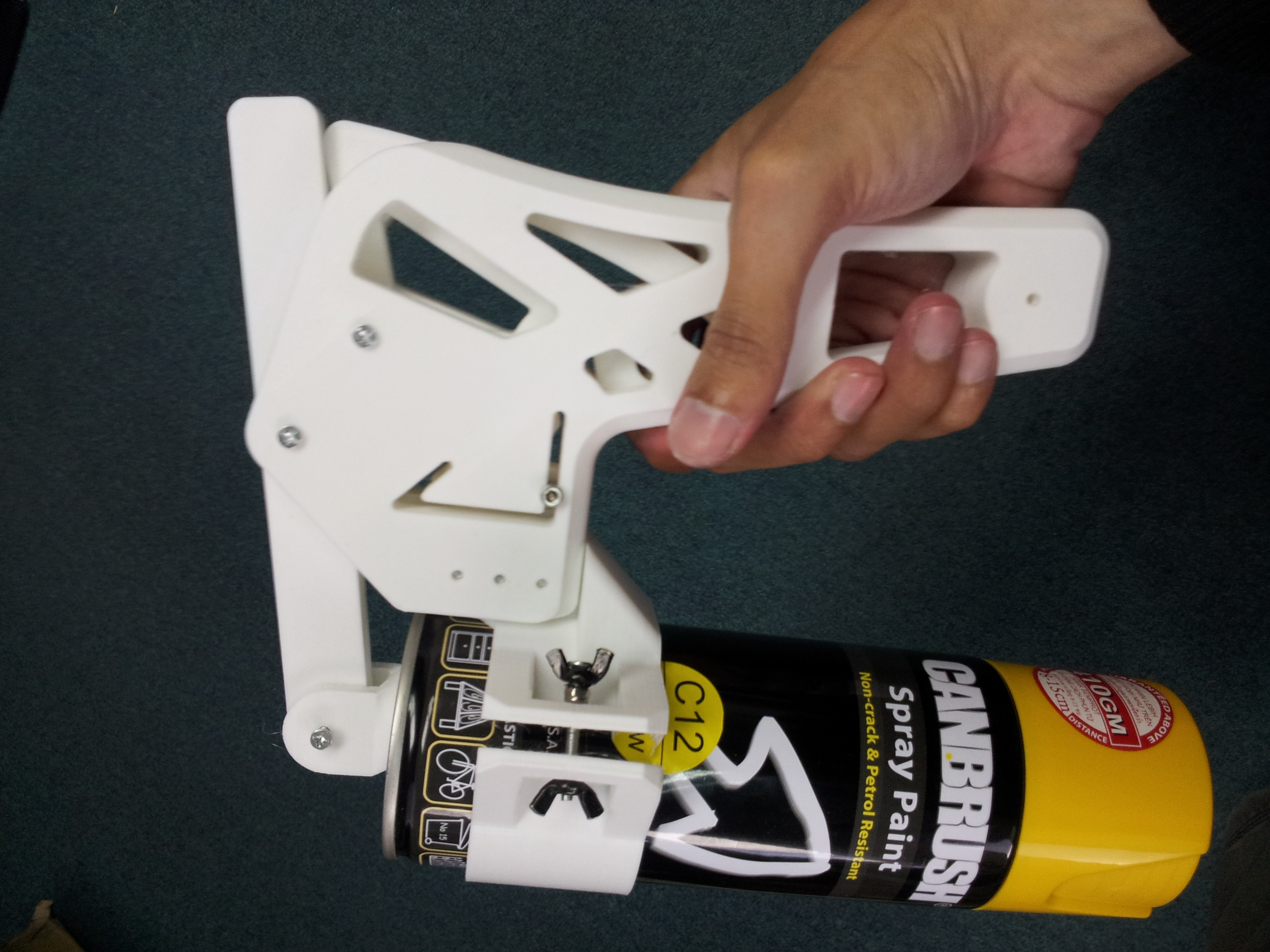 Spray Gun With Safety Lock