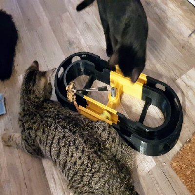 cat toy race track V2 | 3d print model
