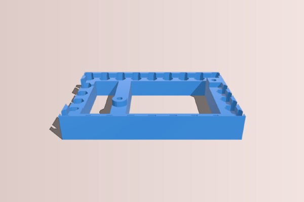 Raspberry Pi breakout frame for MLAB | 3d print model