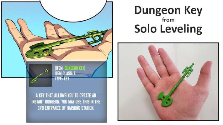 Dungeon Key from Solo Leveling | 3d print model