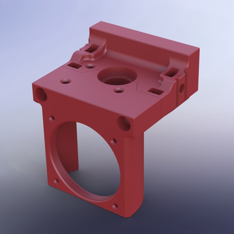 Zesty Sidewinder Mount for CR10s w_ E3D V6