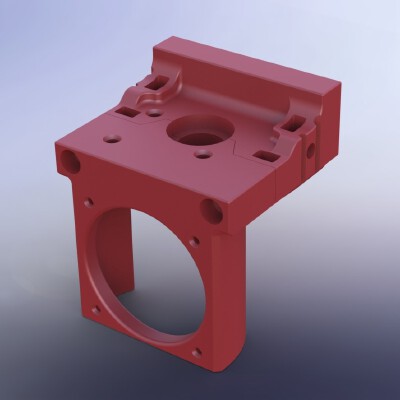 Zesty Sidewinder Mount for CR10s w_ E3D V6 | 3d print model
