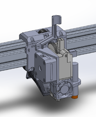 AC-Bot Titan Carriage for D-Bot | 3d print model