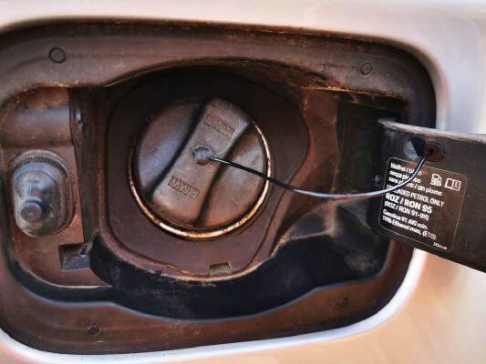 fuel cup rubber band for BMW | 3d print model