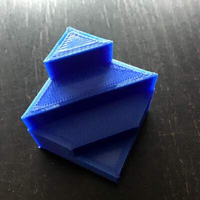 Figuras 3D para trabajar la obtención de vistas ortogonales IX | 3d print model