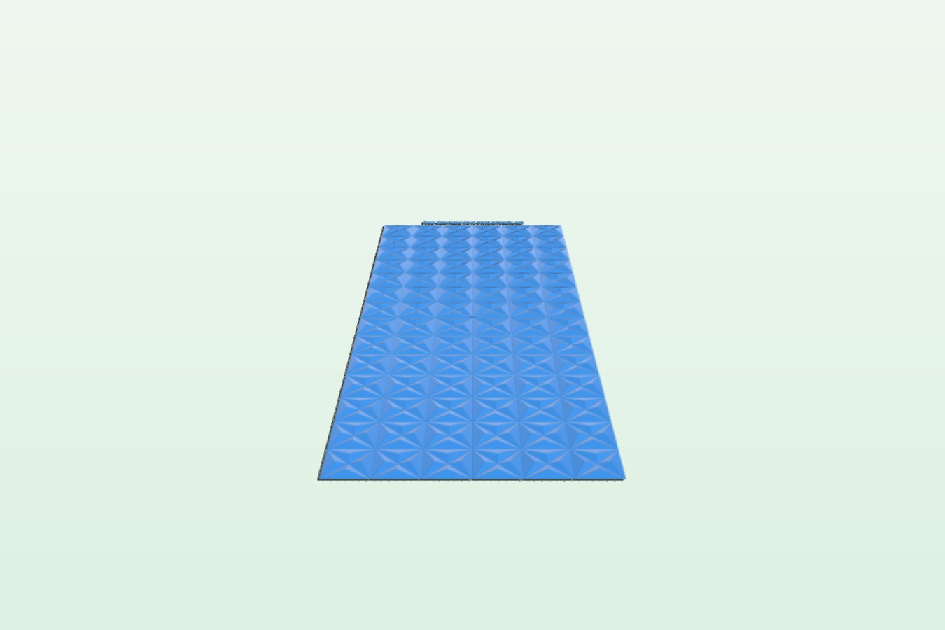 Flat plate pattern