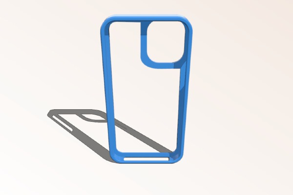 Iphone 12 and 13 mini open back tpu case cover | 3d print model