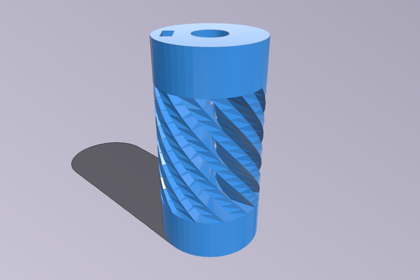 My Customized Flexible Coupling parametric with 2 different inner holes