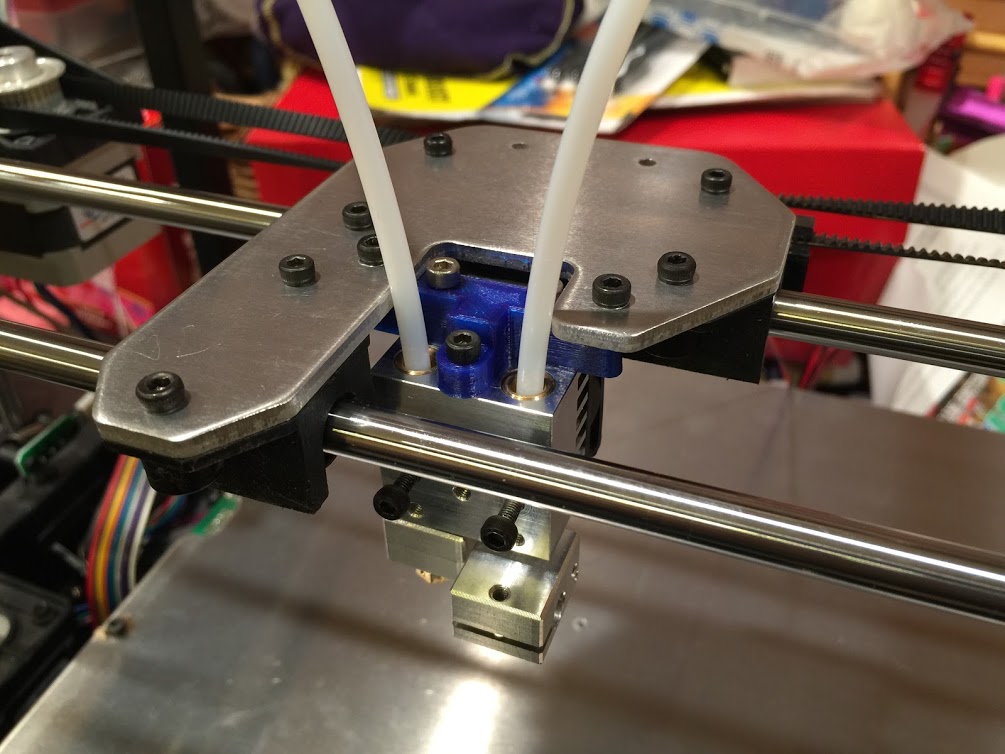 E3D Chimera _ Cyclops Underdog Mount for the Rigidbot