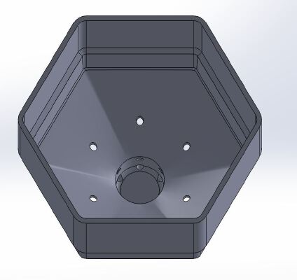 Hex Self-Watering Planter | 3d print model