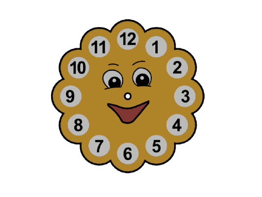 Wall clock in the children's room "Sun" | 3d print model