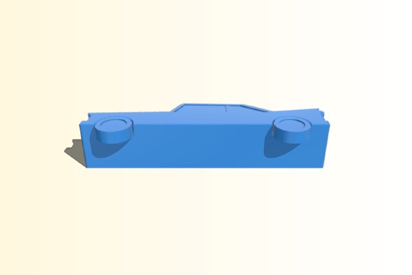 Classic Car - 2 halves | 3d print model