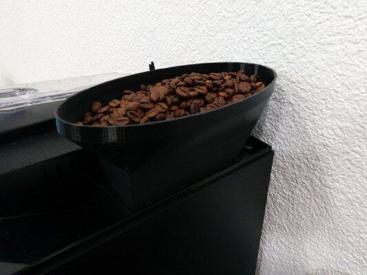 Coffee machine bean load extender | 3d print model