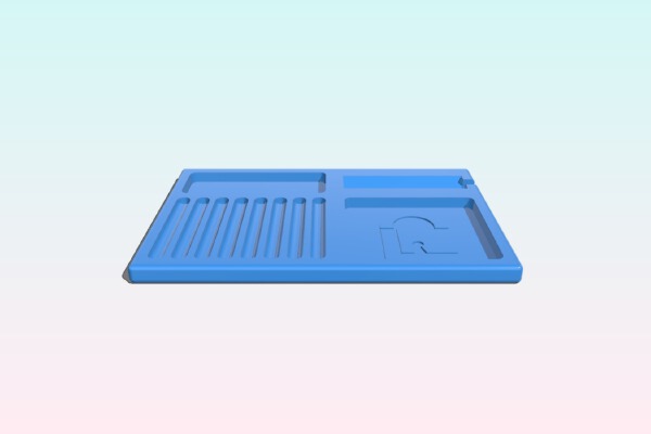 Lock Noob Pinning Tray | 3d print model