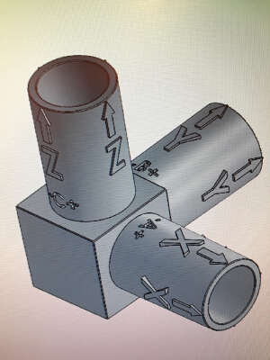 XYZ-axis | 3d print model