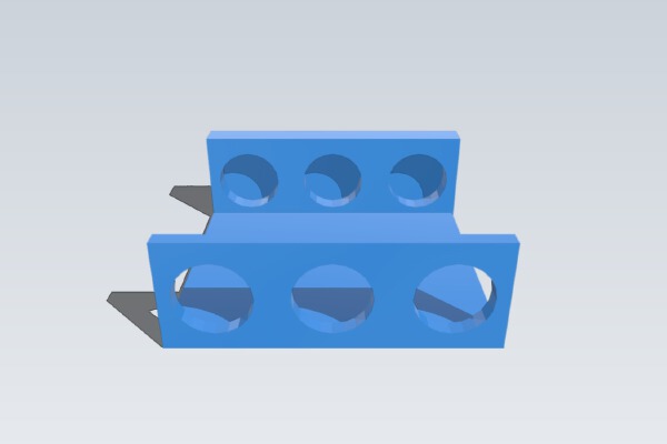 Toothbrush wall mount holder | 3d print model