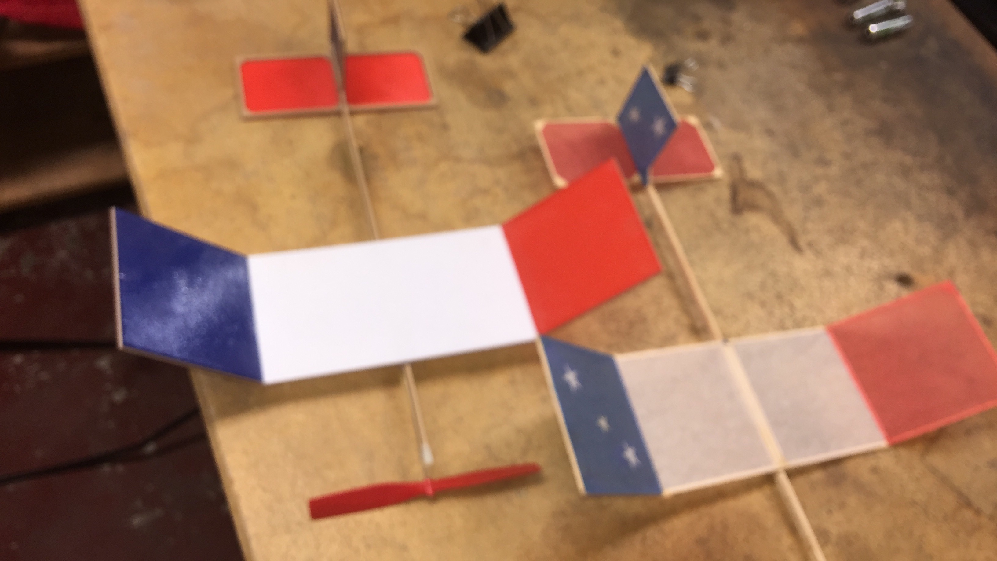 3d printed rubber band airplane (Replica)
