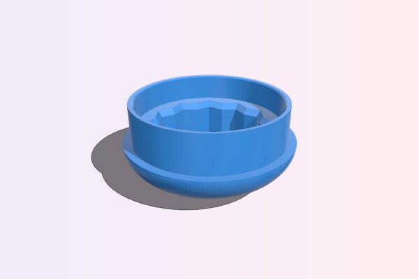 Windshield wiper arm M8 nut cap | 3d print model