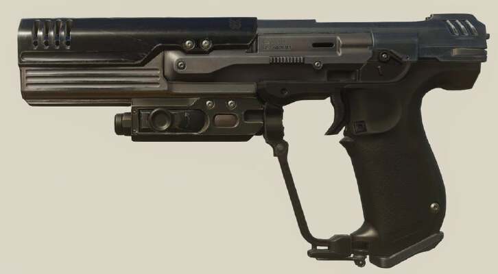 Halo 5 - M6H2T Tactical Magnum | 3d print model