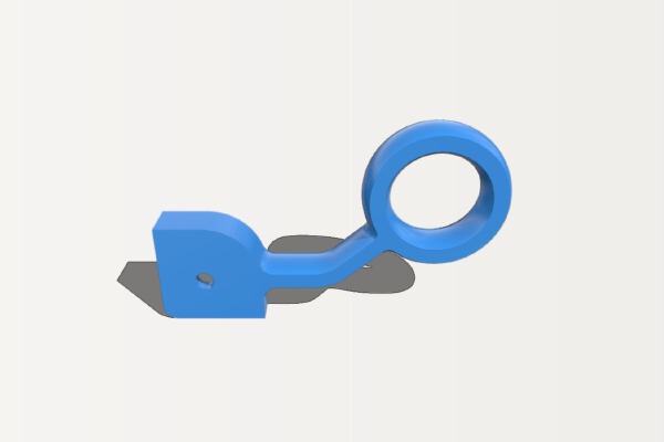 Ender 3 V2 Minimalist Bed Handle | 3d print model