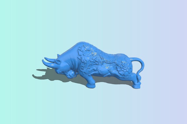 The buffalo is made of copper – bull | 3d print model