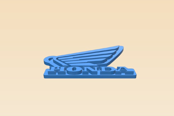 Honda keychain | 3d print model
