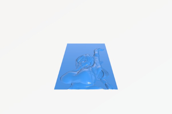 Hot girl Tifa A007048 download free stl files 3d model for CNC wood | 3d print model