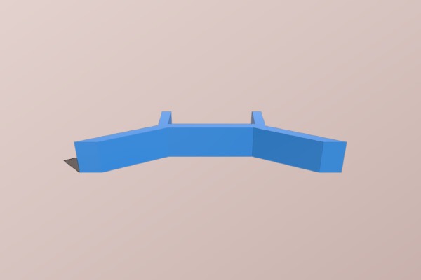 raised stand for netgear switch | 3d print model