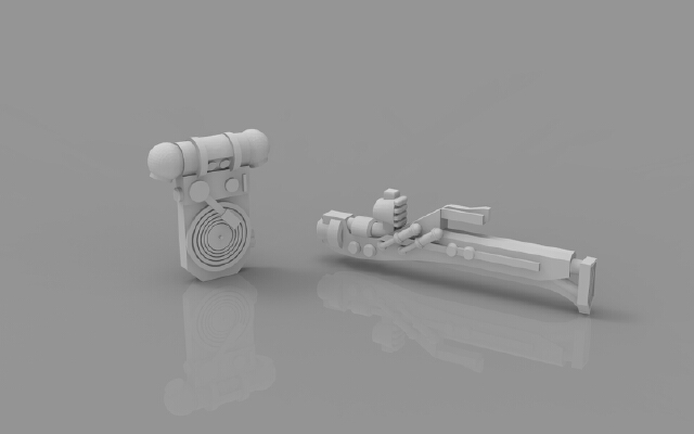 Sonic Blaster with Gramophonic Generator | 3d print model